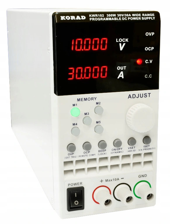 

Zasilacz Laboratoryjny KWR102 30V/30A=300W Lan/usb