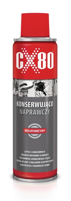 

Płyn spray konserwująco naprawczy rdza CX80 250 ml
