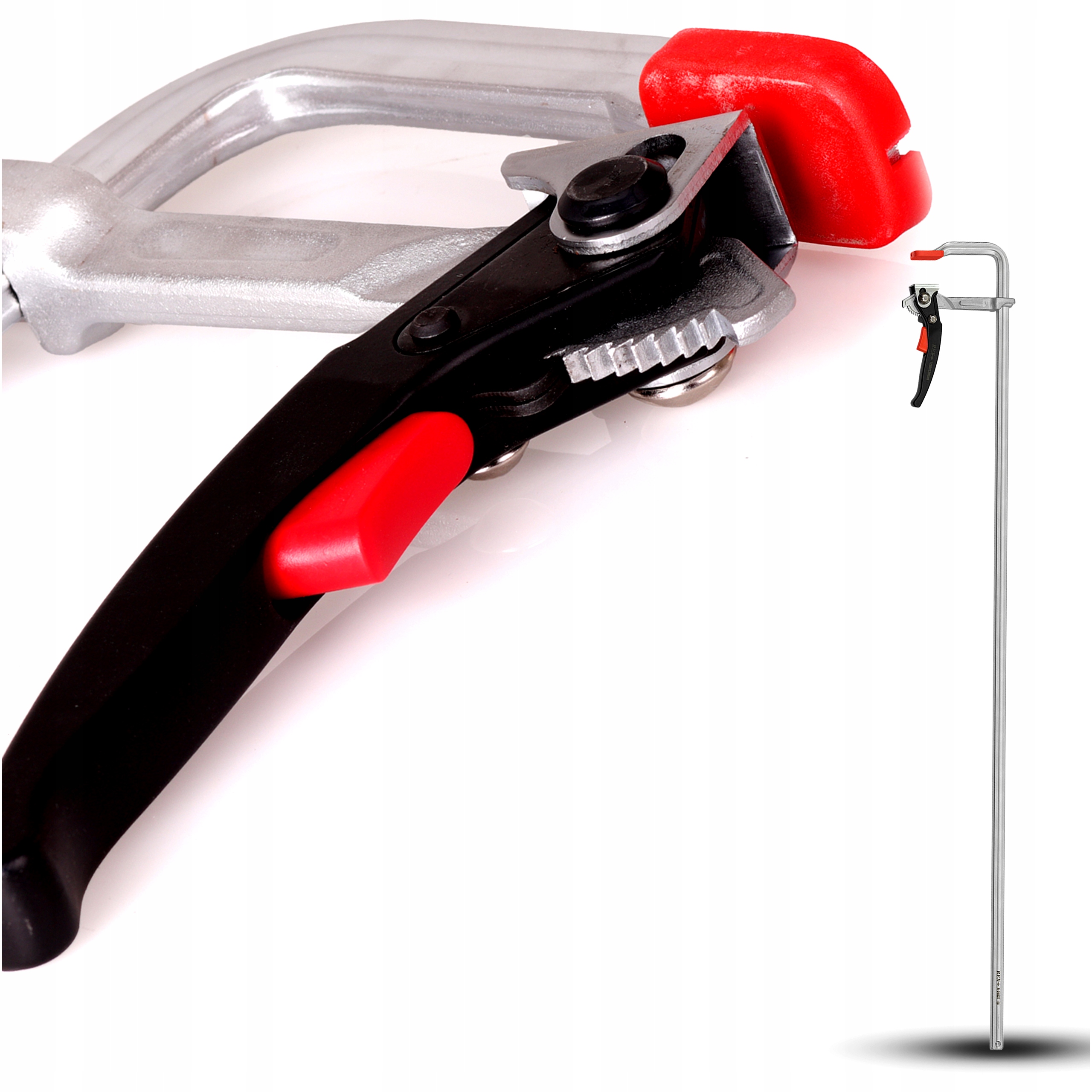 Truhlářská Zámečnická Svěrka 1250x120 Svařovací Kovaná Automatická Západka