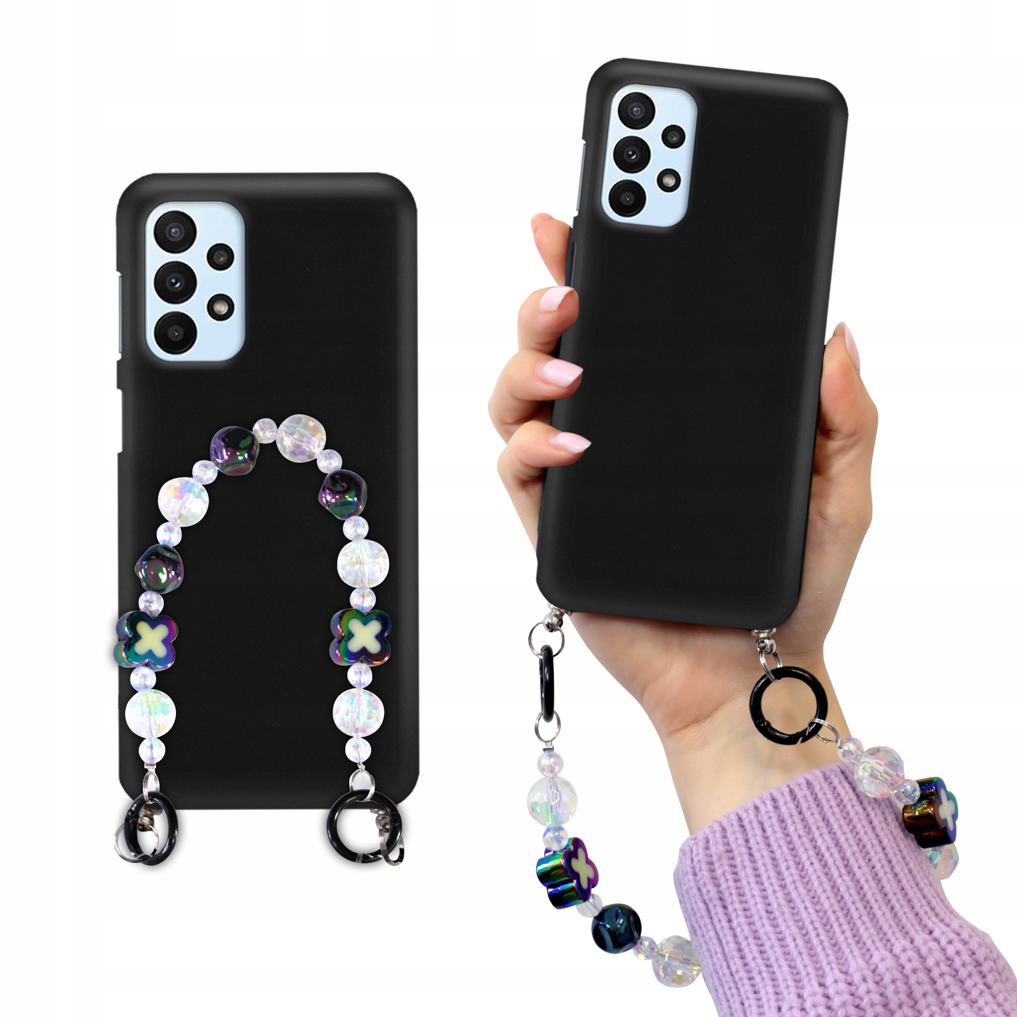 Matné Čierne Puzdro Pre Samsung A23 5G Korale Holo