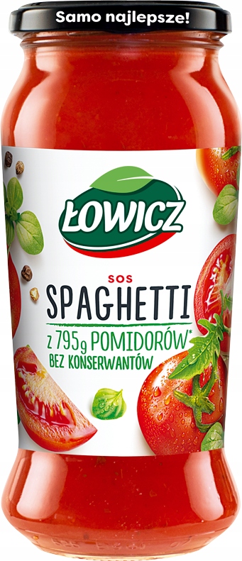 Sos do makaronu Łowicz ZESTAW 4 sosów MIX 4x500g Marka Łowicz