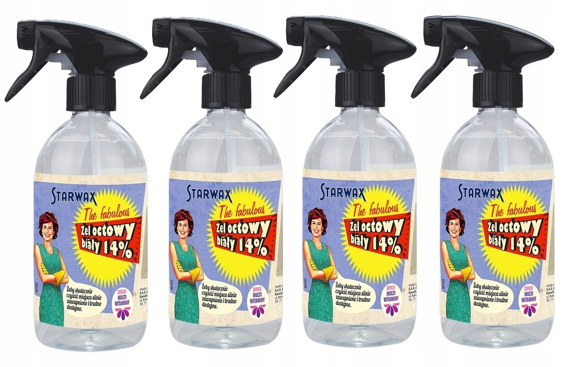 Levně 4x Starwax The Fabulous Gel 500 ml