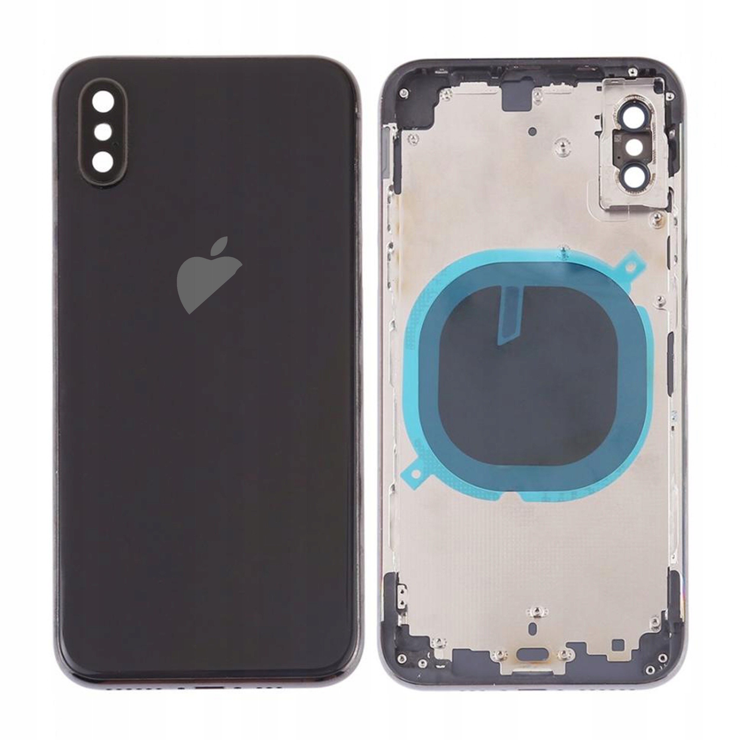 Zadní panel pro Apple iPhone Xs Max, černý, tělo