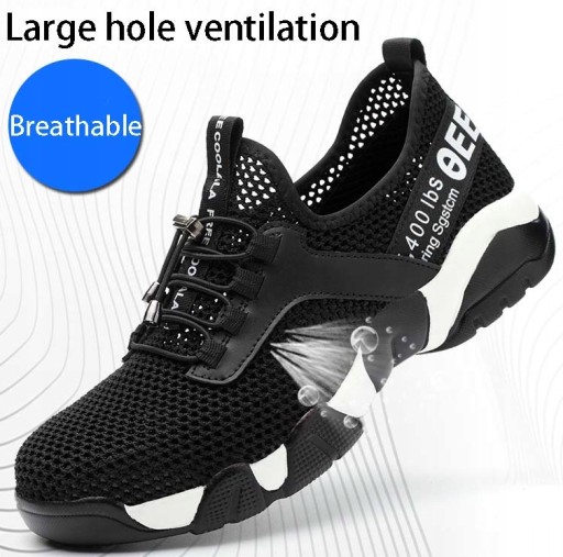 Buty robocze PÓŁBUTY BHP z noskiem SPORTOWE LEKKIE Cechy dodatkowe oddychające