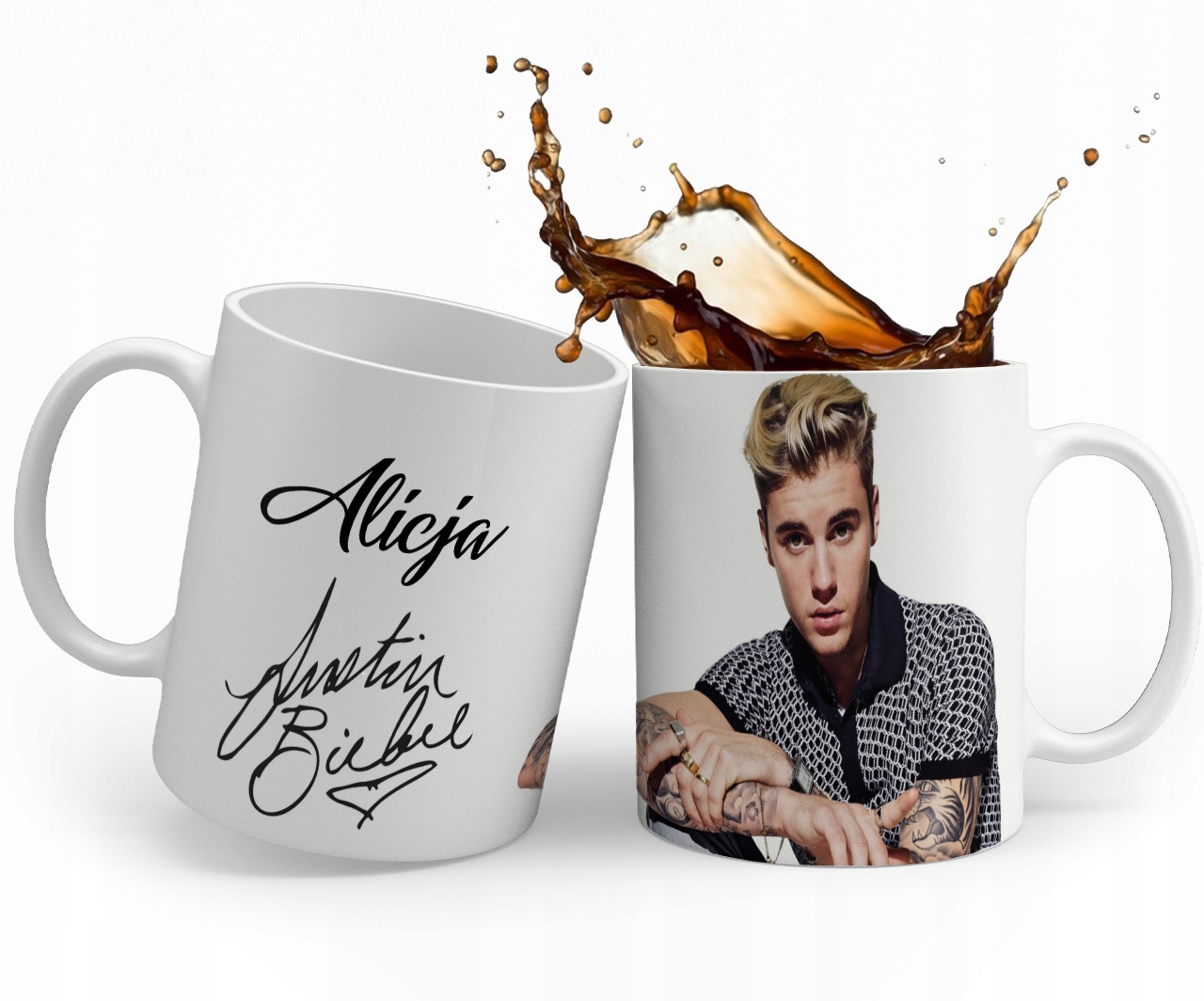 

Kubek Justin Bieber Belieber Imie Kartonik
