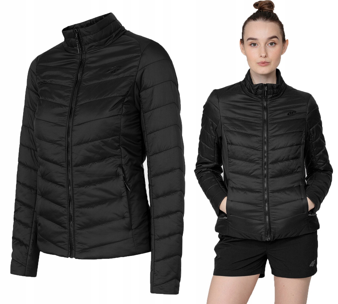 Dámská prošívaná bunda 4F KUDP060 péřová, velikost S