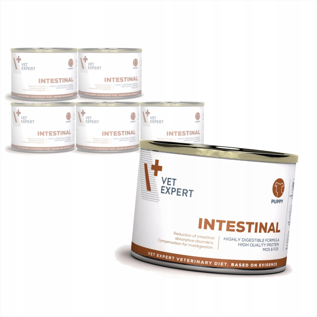VetExpert Intestinal Puppy 6x200g Vlhké Krmivo pro štěňata