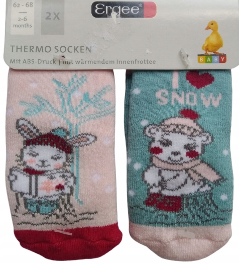 

Skarpetki świąteczne termoaktywne 62-68 cm 2-6 mie