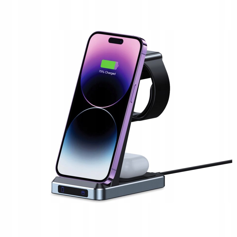 

QI15W-A26 3IN1 Wireless Charger Black