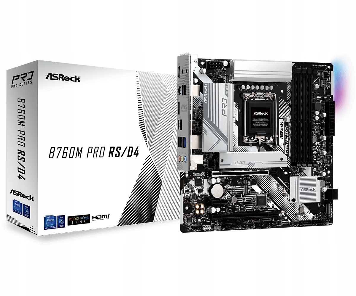 Základná doska ASRock B760M Pro RS D4 Micro ATX