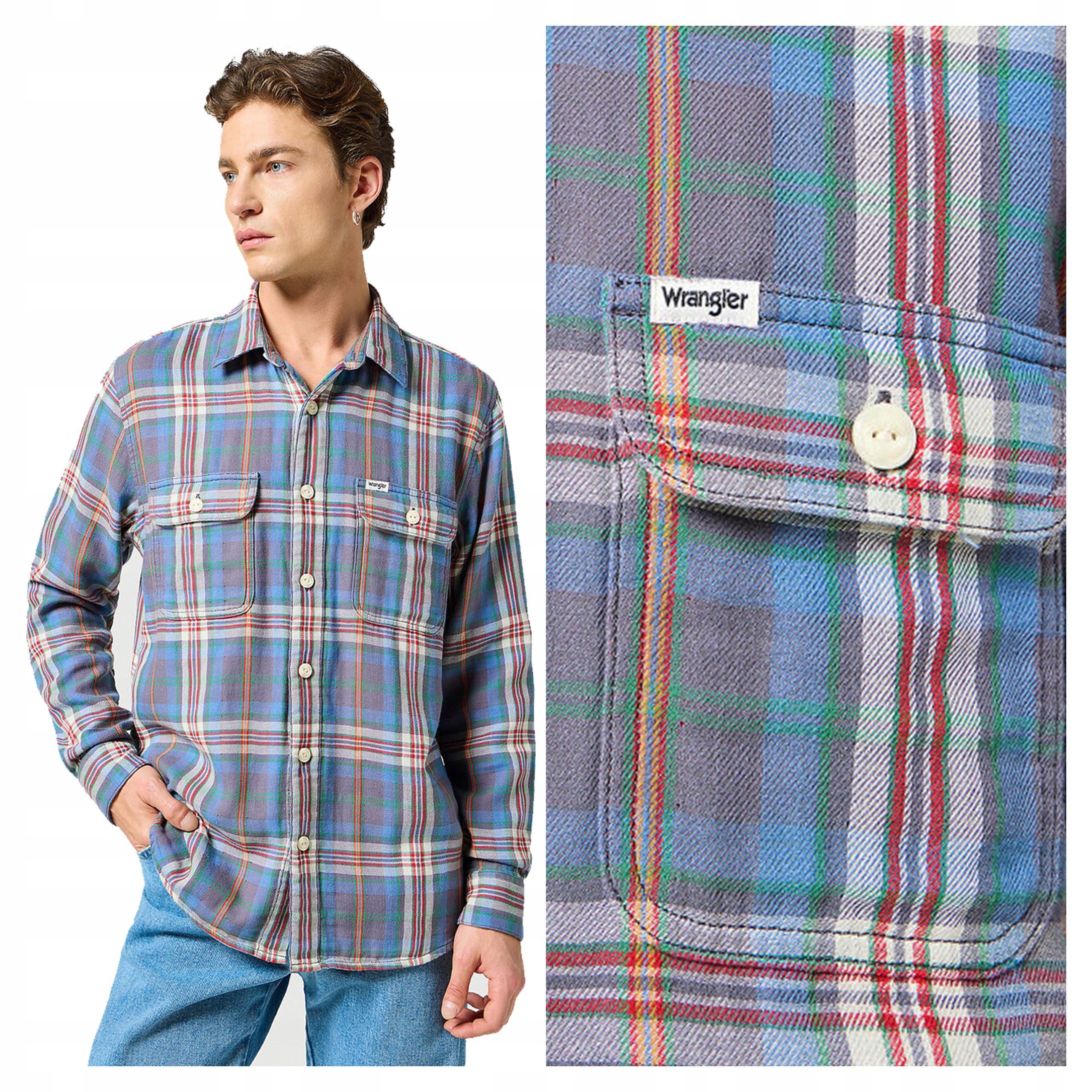 Pánská košile Wrangler 2 Pkt Shirt L