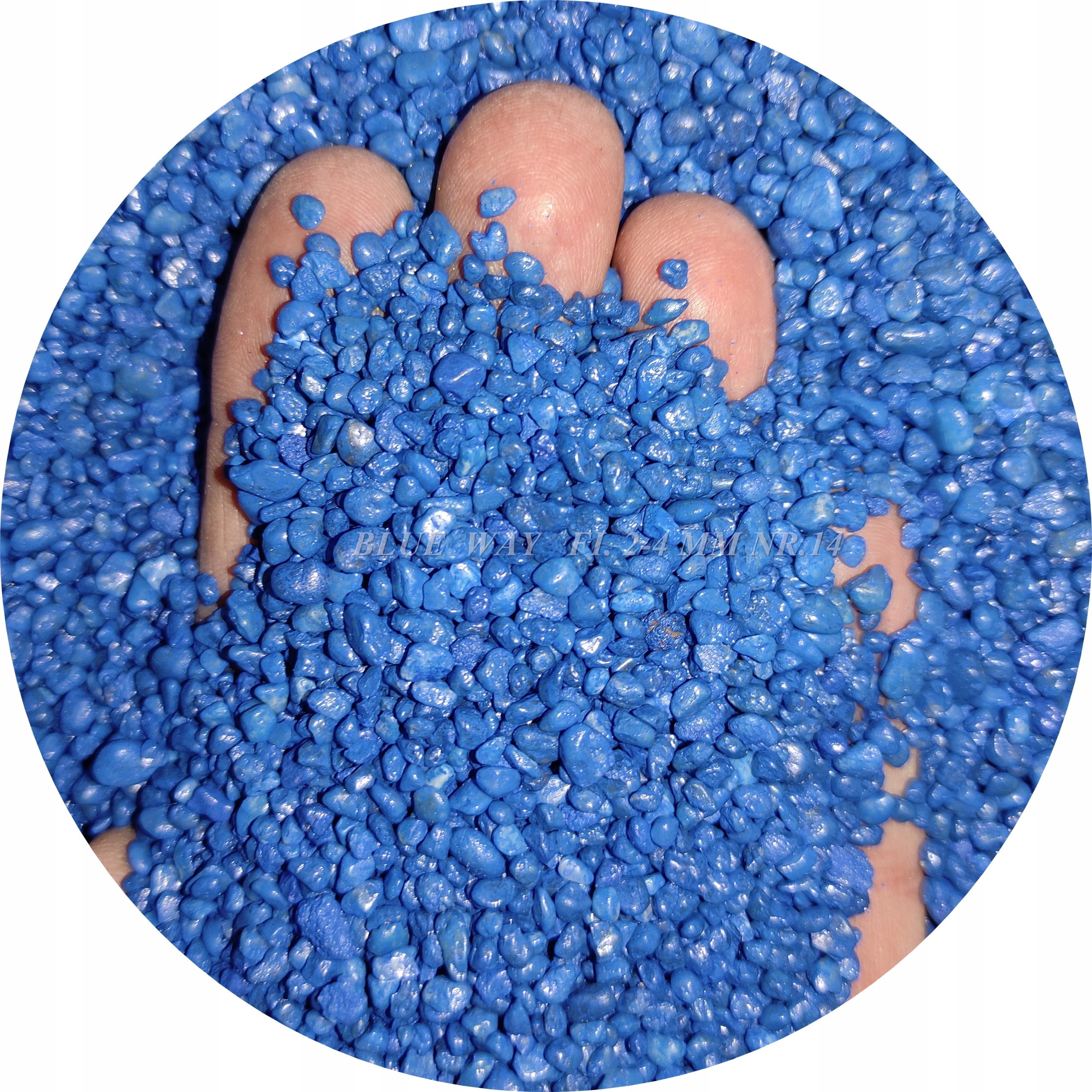 Levně Stelivo 2-4 mm blue way pro akvárium 24 kg