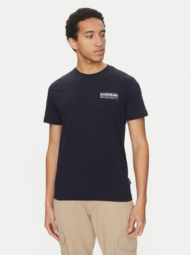 Napapijri T-Shirt Męskie niebieski NP0A4HQQ1761