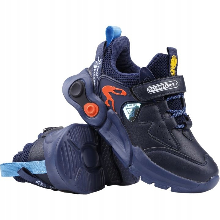 

Buty sportowe dziecięce sneakersy na rzepy granat