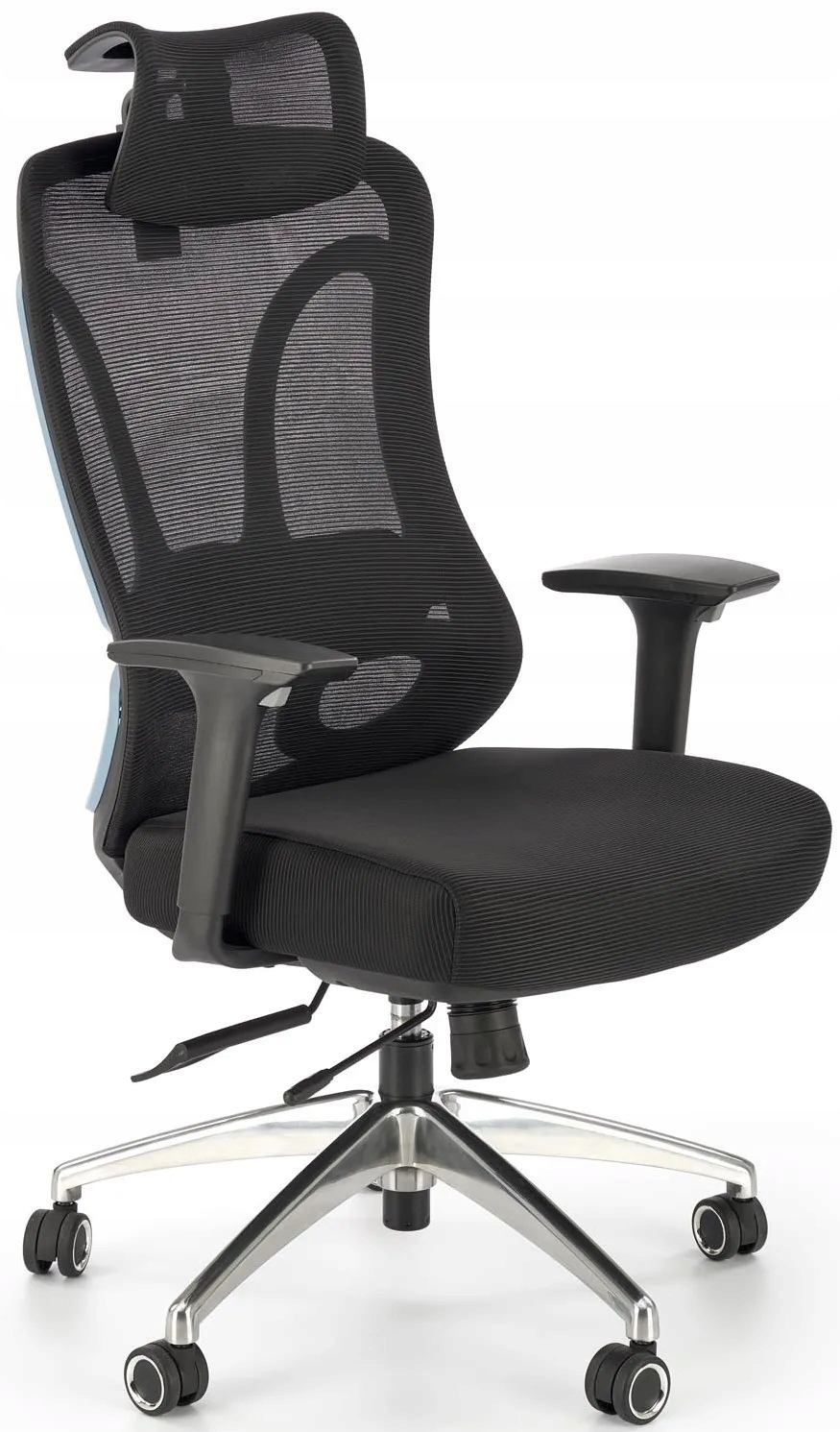 Fotel Gabinetowy Obrotowy Gilberto Halmar Czarny Do Biura Domu