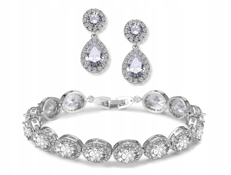 Exkluzivní Svatební Komplet S Diamantovými Zirkony