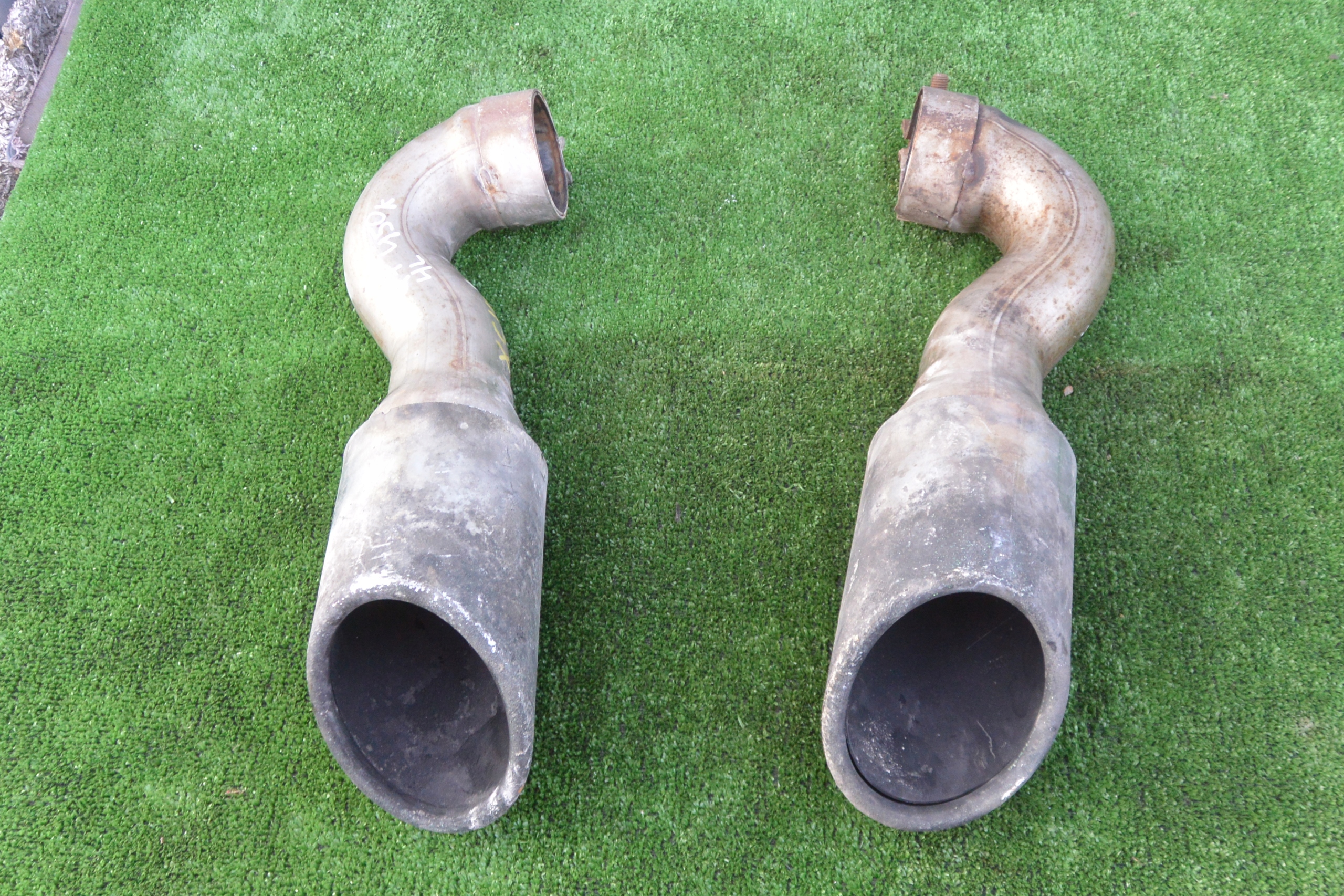 pipe end of an exhaust right left AUDI Q7 4L KOMPLET