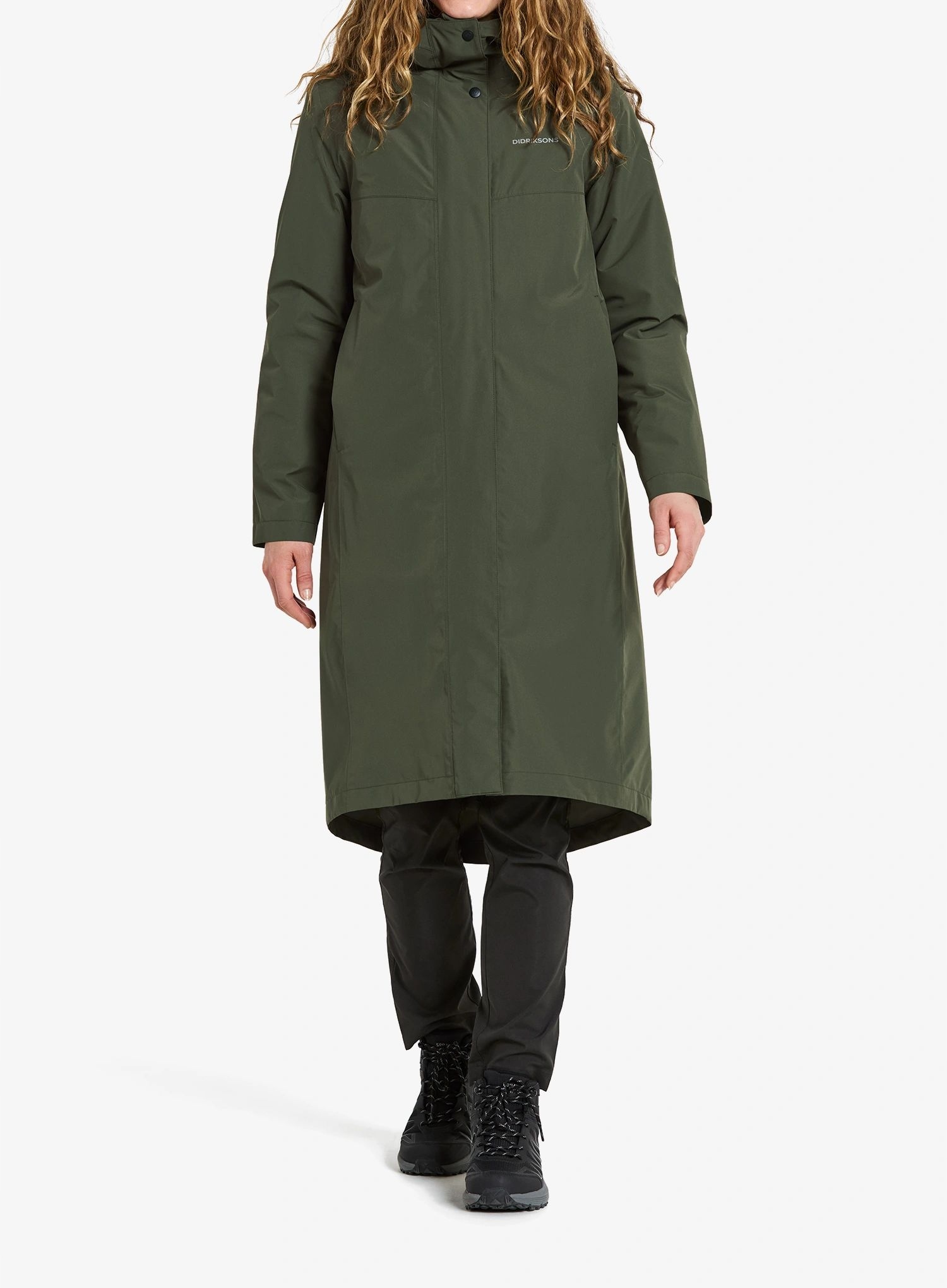 Dámský kabát Didriksons Selina Parka deep green 40 (L)