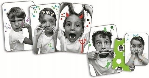 Gra karciana Pamięciowa Grymasy Minki Djeco 6+ Nazwa Pamięciowa Minki Grimaces