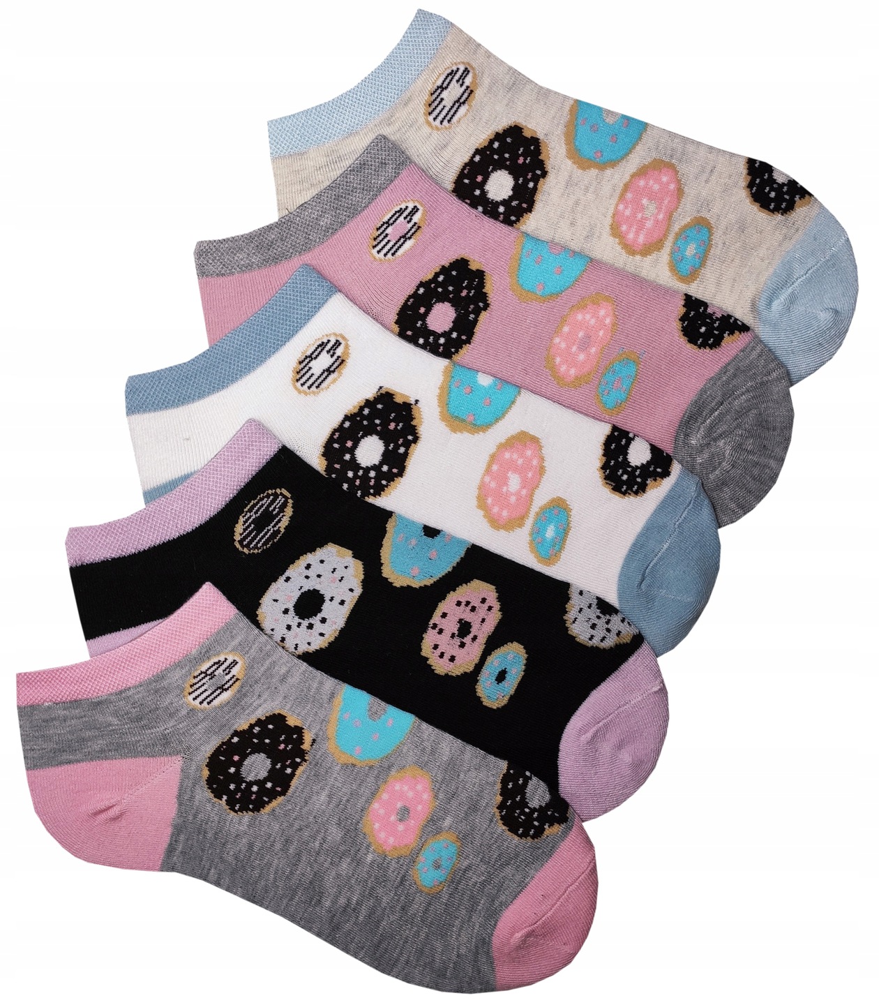 

Skarpety Stopki Damskie Pączki 5-PAR 38-42 Socks