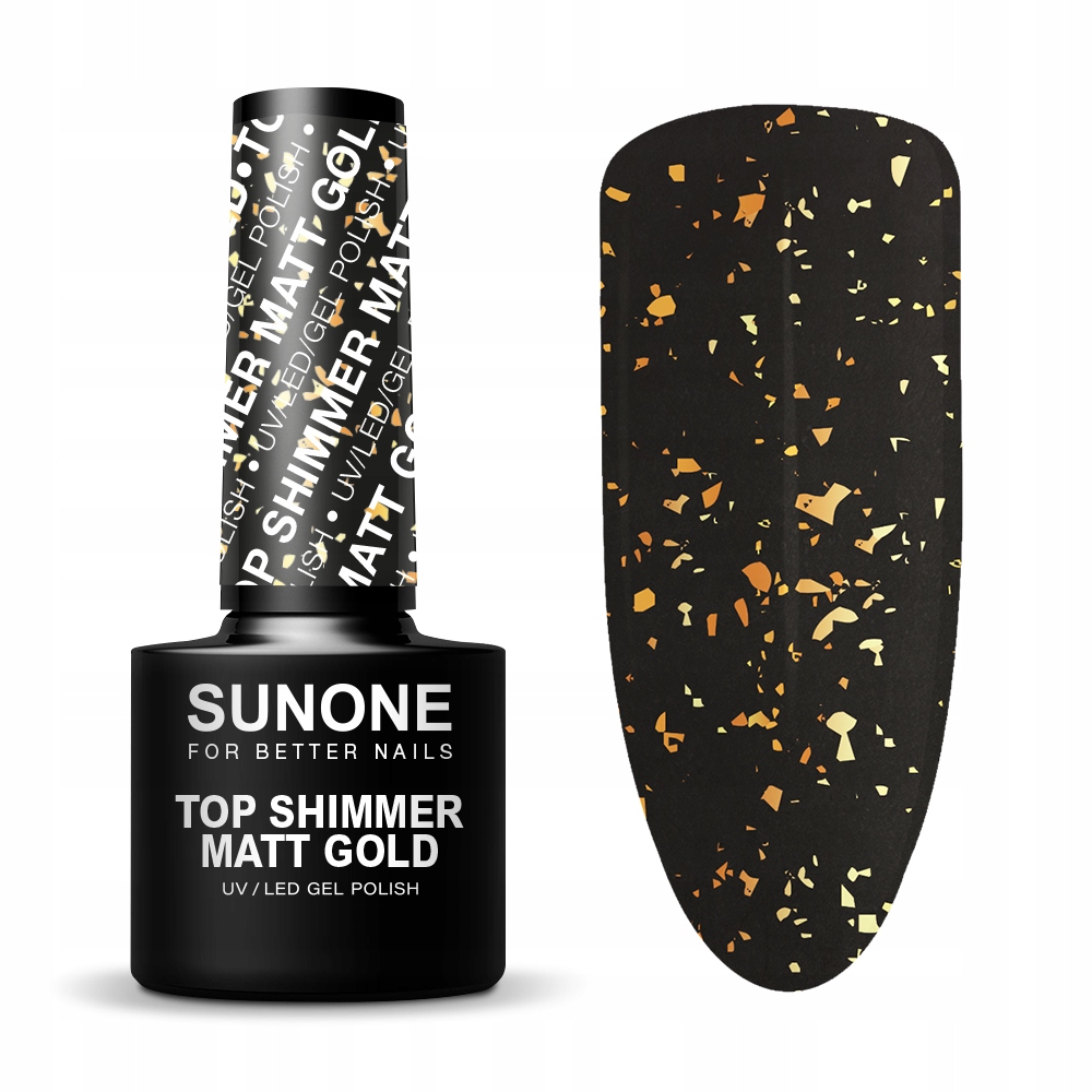 

Sunone Top Shimmer Matt Gold Na Lakier Hybrydowy