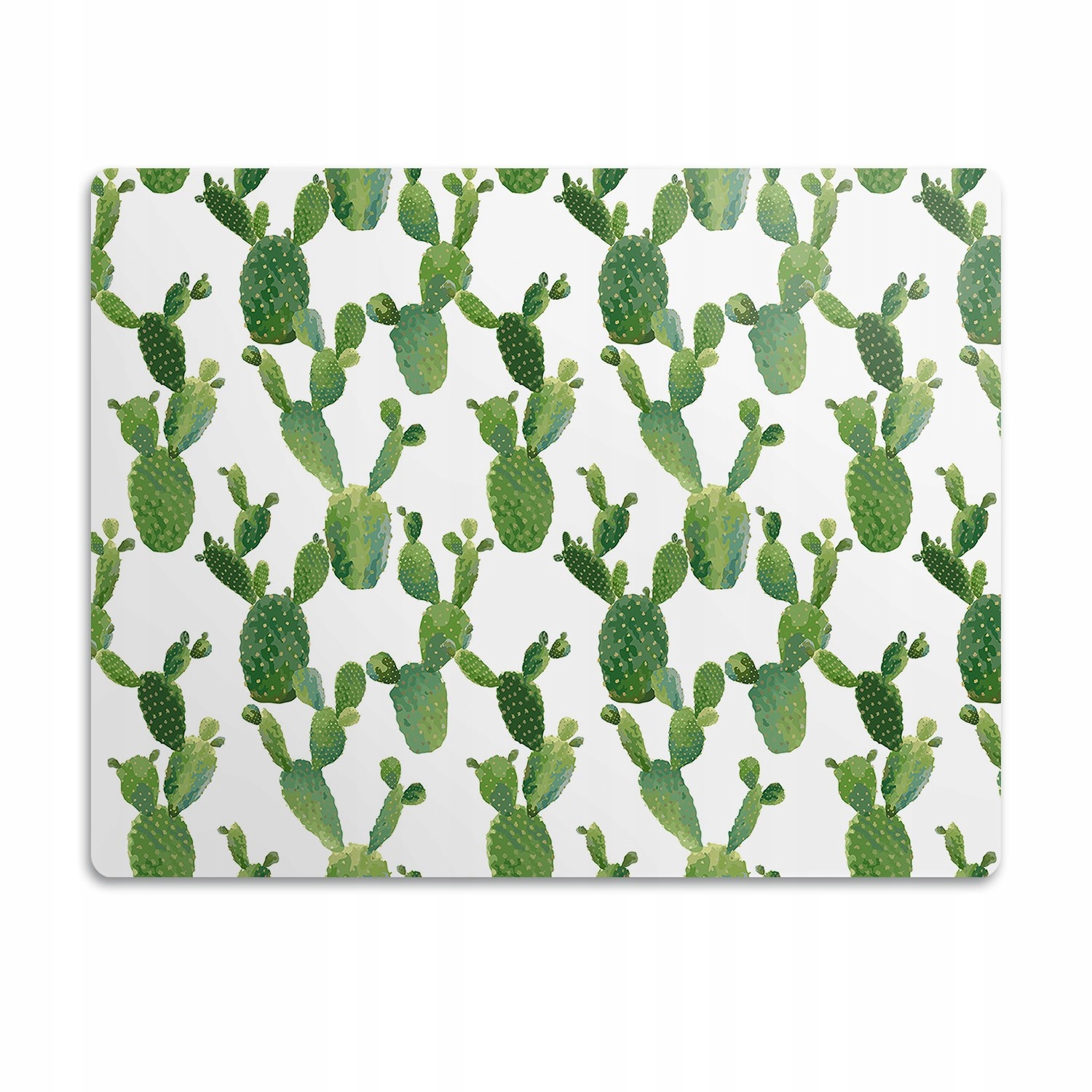 Levně Pod misku podložka pro psa Malované kaktusy 60x40 cm