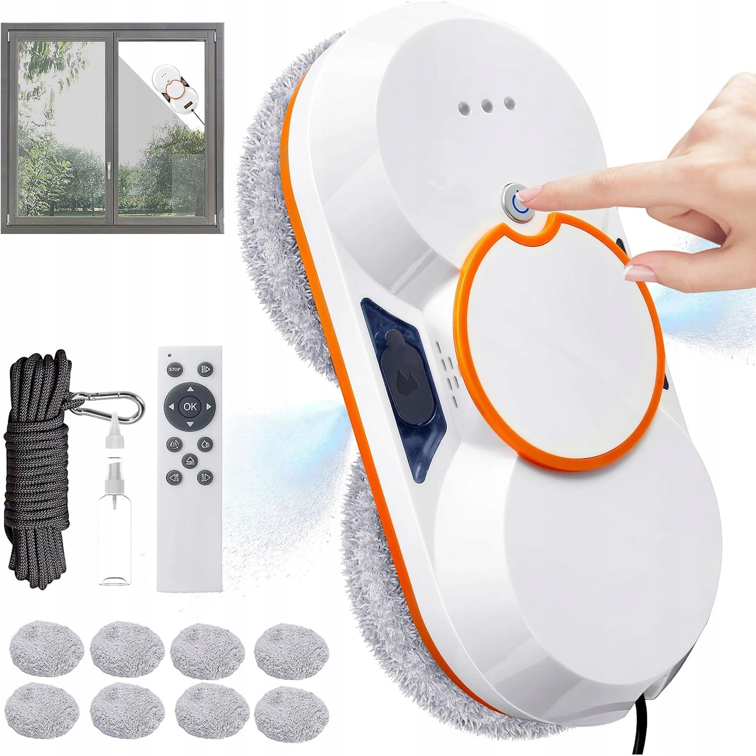 Inteligentný Robot Na Čistenie Okien, Čistič Okien A Zrkadiel 5600PA