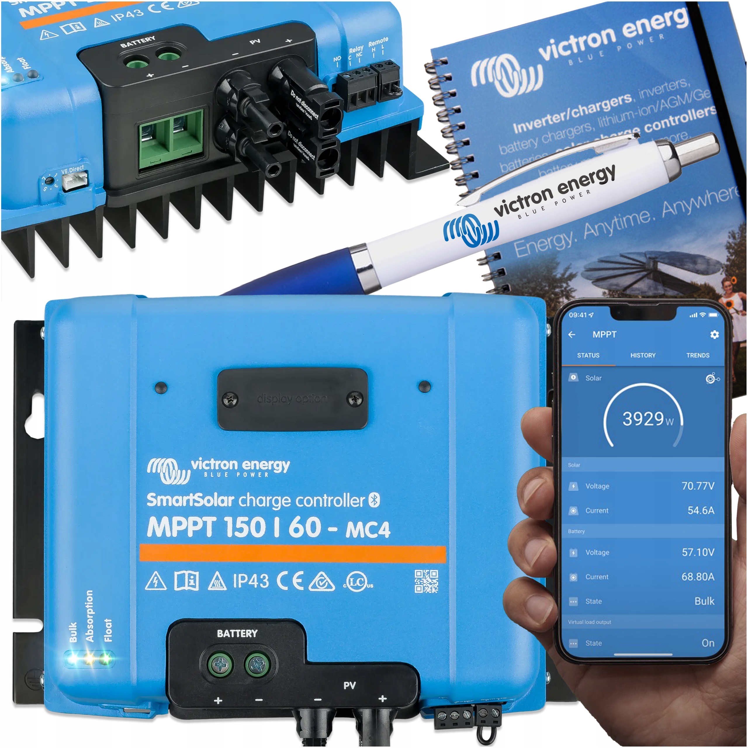 Solarny Regulator Ładowania SmartSolar Mppt 150/60 MC4 Victron Smart Solar