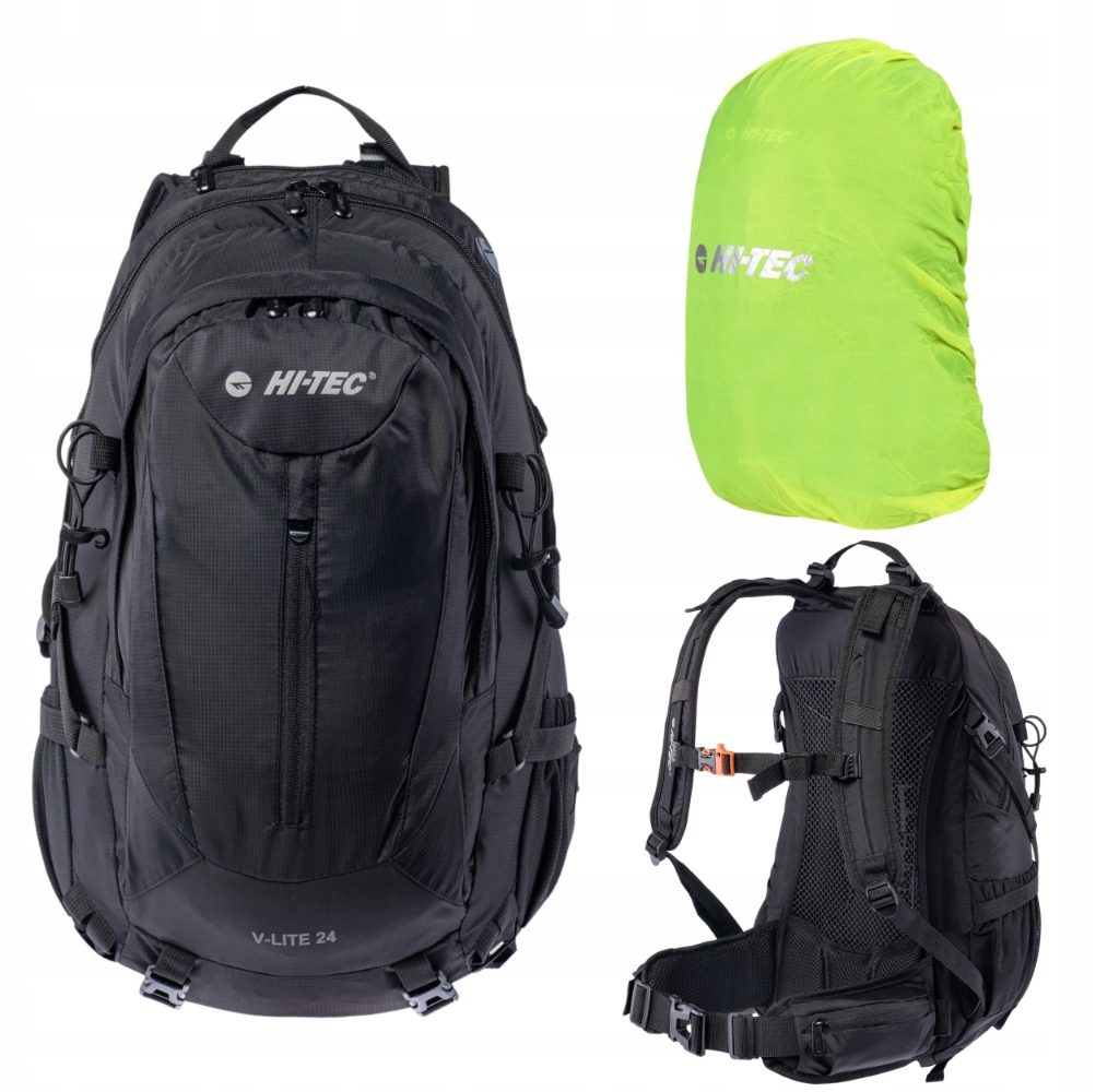 Plecak Hi-tec V-lite Trekkingowy Turystyczny Czarny 24 L +pokrowiec
