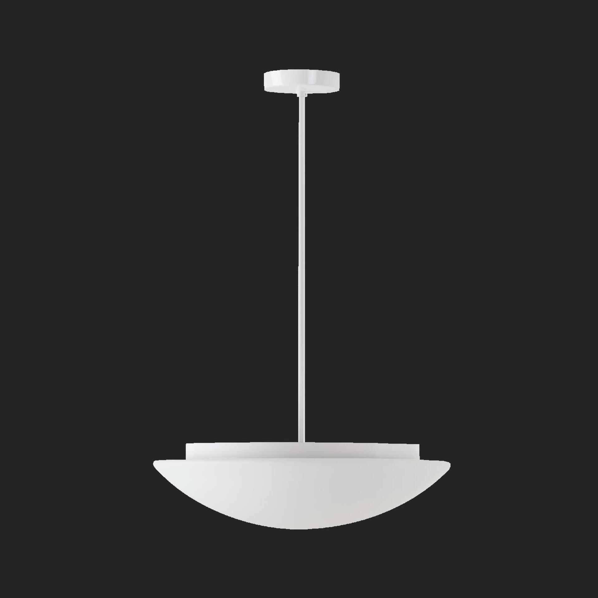 Osmont 60497 Aura P5 závesné sklenené svietidlo biela IP40 3000 K 27W Led Dal