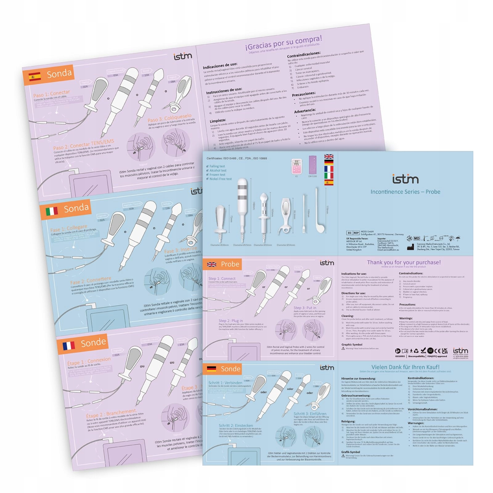 iSTIM PR-13 Sonda Analna Do Ćwiczeń Kegla Wzmacnia Mięśnie Dna Miednicy — miniatura 6