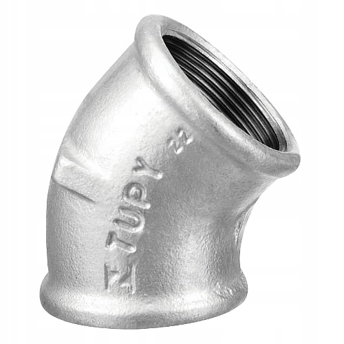 

Kolano 45° 1/2" ocynk