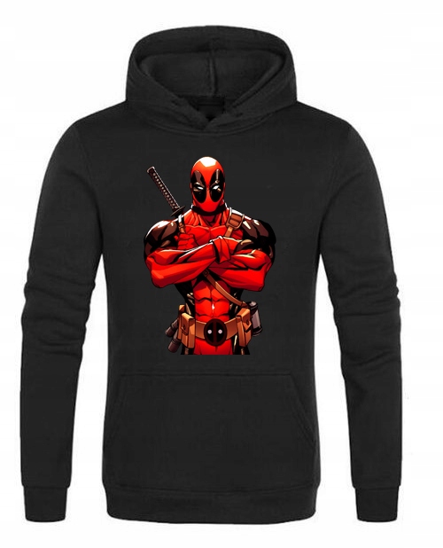 

Męska Bluza Z Kapturem Deadpool Roz. XL