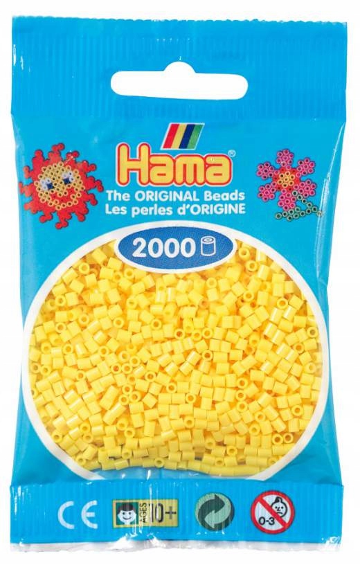 

Koraliki Hama Mini 2000 Koralików 501-03 Żółty
