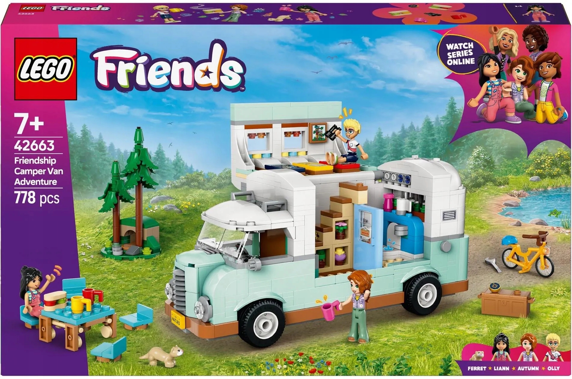 Lego Friends 42663 Dobrodružství V Karavanu Přátel, Stavebnice
