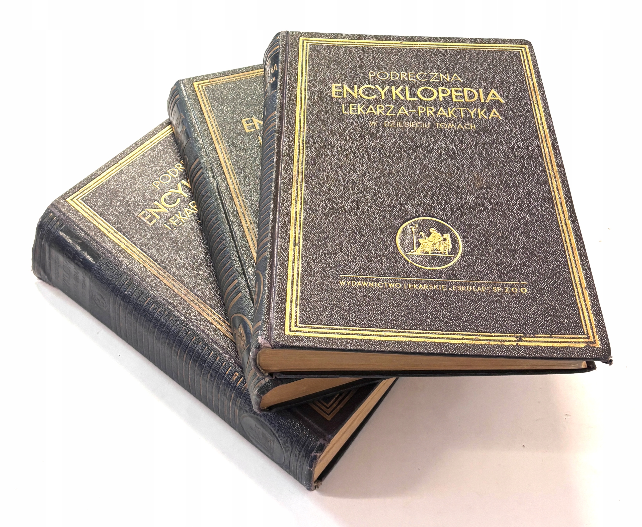 PODRĘCZNA ENCYKLOPEDIA LEKARZA-PRAKTYKA - DR. J. WĘGIERKA ZESTAW 5 TOMÓW