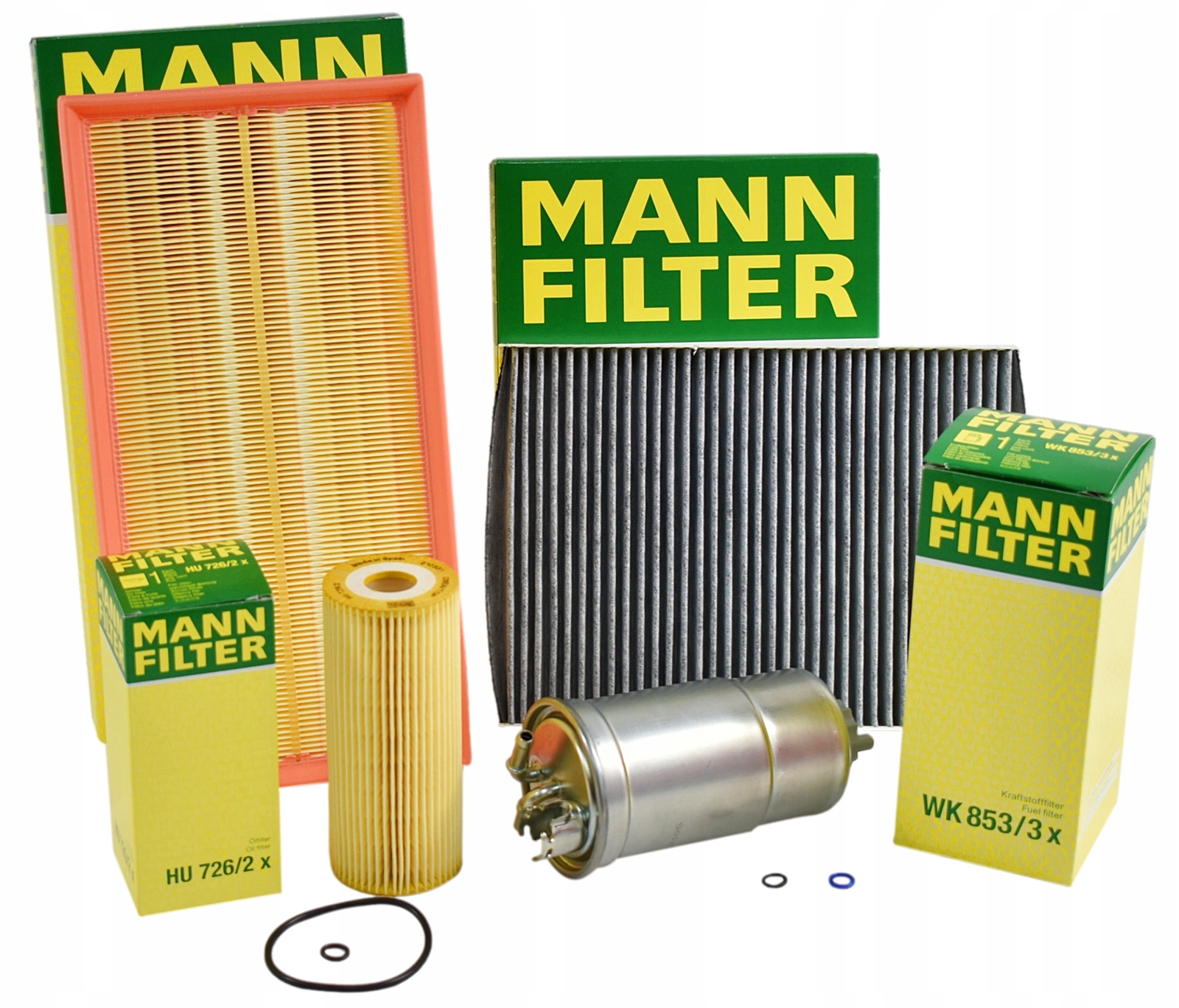 Sada 4 Filtrů Mann Vw Golf 4 IV Bora Skoda Octavia A Audi A3 8L 1.9 Tdi