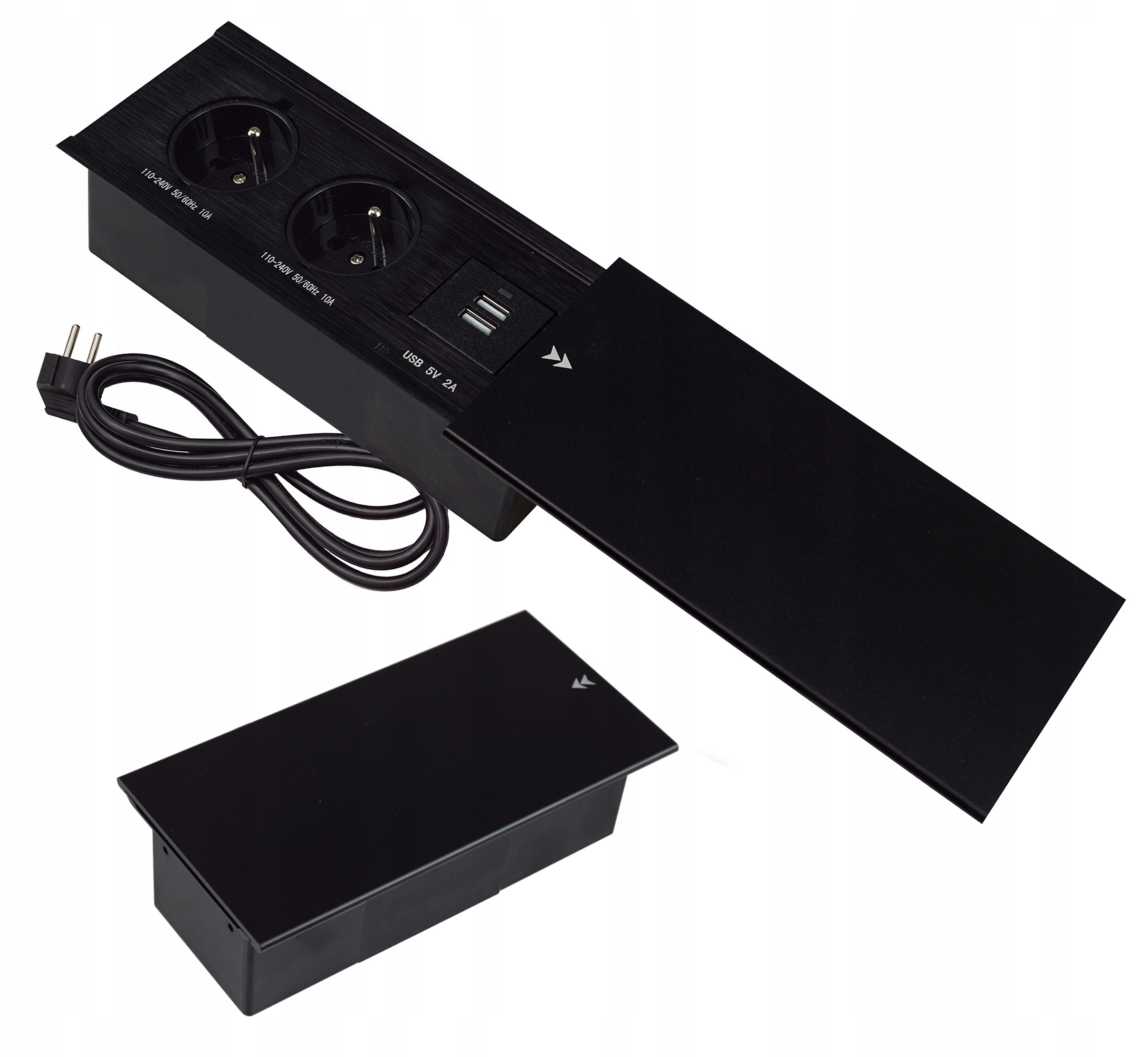 

Gniazdo Chowane Nablatowe Przesuwne 2 Usb Gniazdko