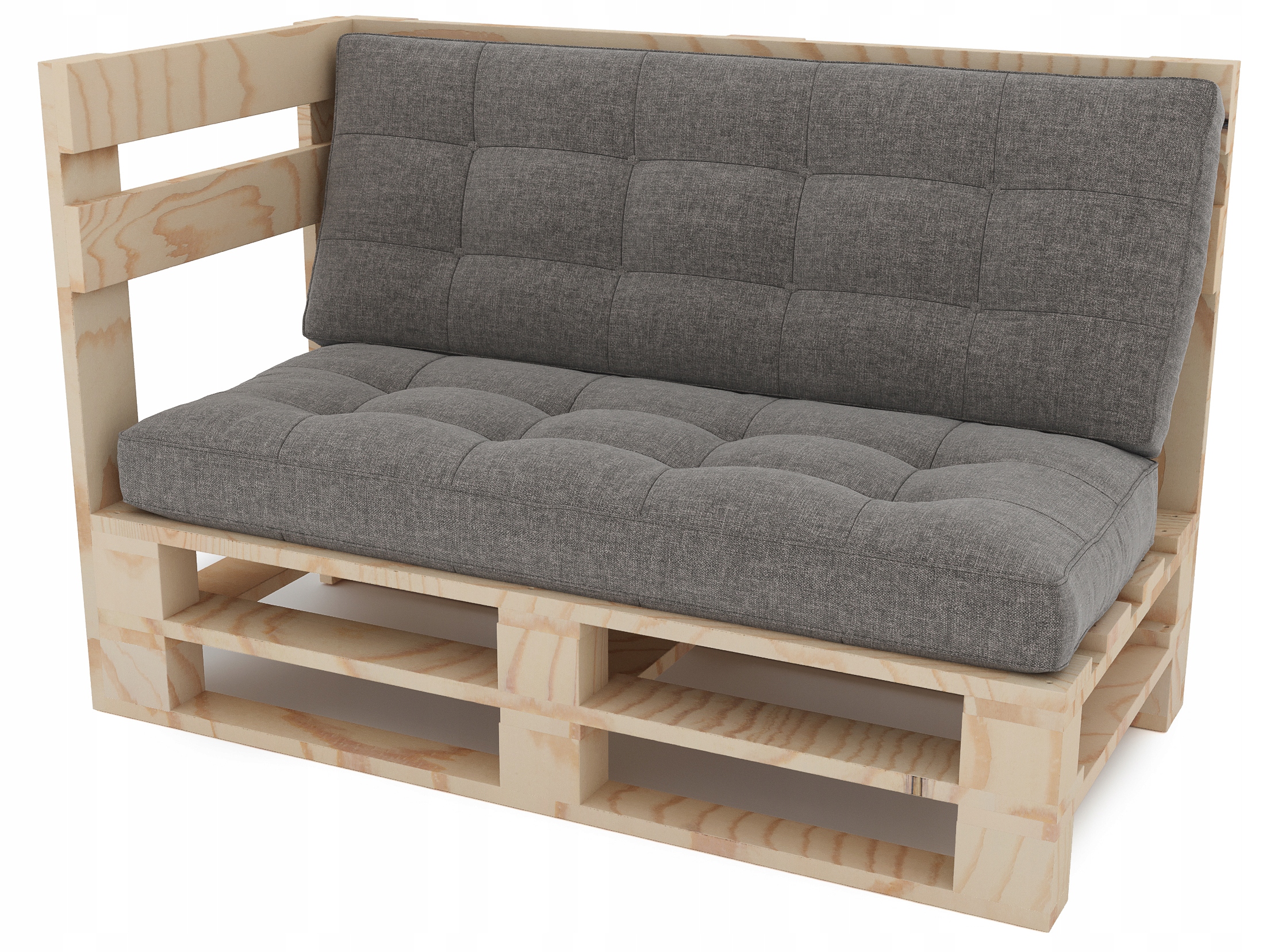 Nábytek z palet 120/60 cm Rohový dřevěný nábytek (Mpe-N-12/6N)