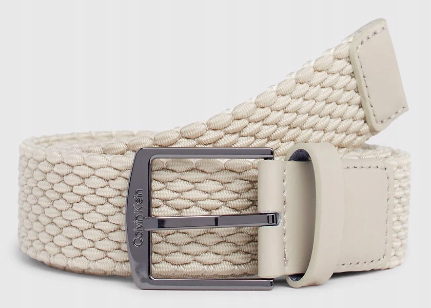 Calvin Klein Pásek K50K511572 105 cm Ck Casual Braided Elastic 35MM