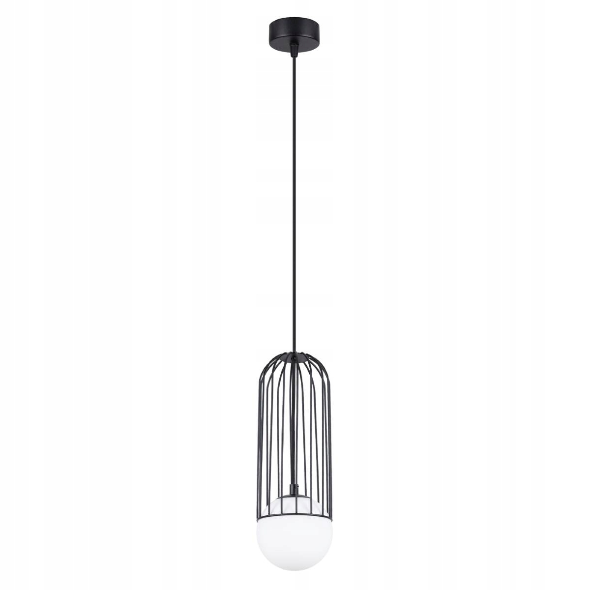 Sollux Závěsná lampa Brina černá 1xG9 8W, 115 cm, ocel,