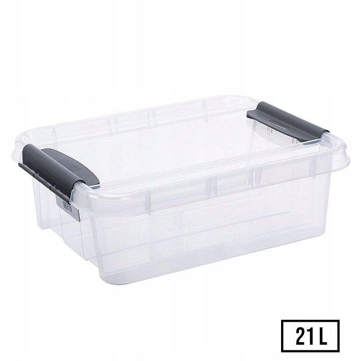 

Solidny Pojemnik Z Pokrywą Do Przechowywania 21L