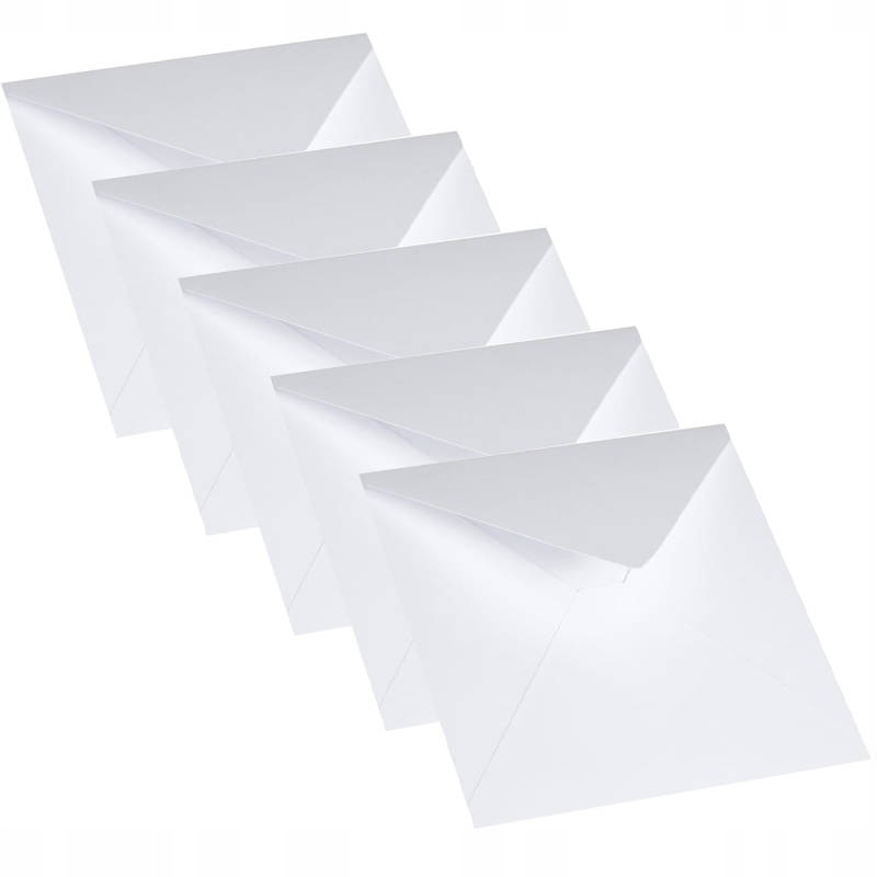 

Koperta biała 15x15 Rzeczy z papieru 5szt