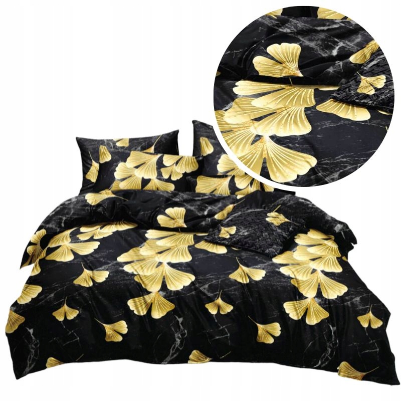 

Nowoczesna Pościel 160x200 2x Poszewka 3 Części