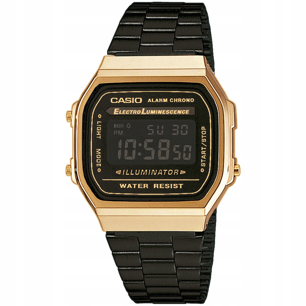 Casio Vintage A168WEGB-1BEF černý náramek