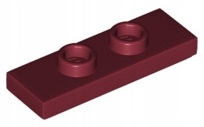 

Lego Płytka 1x3 Wypustki C. Czerwona 34103/6208727