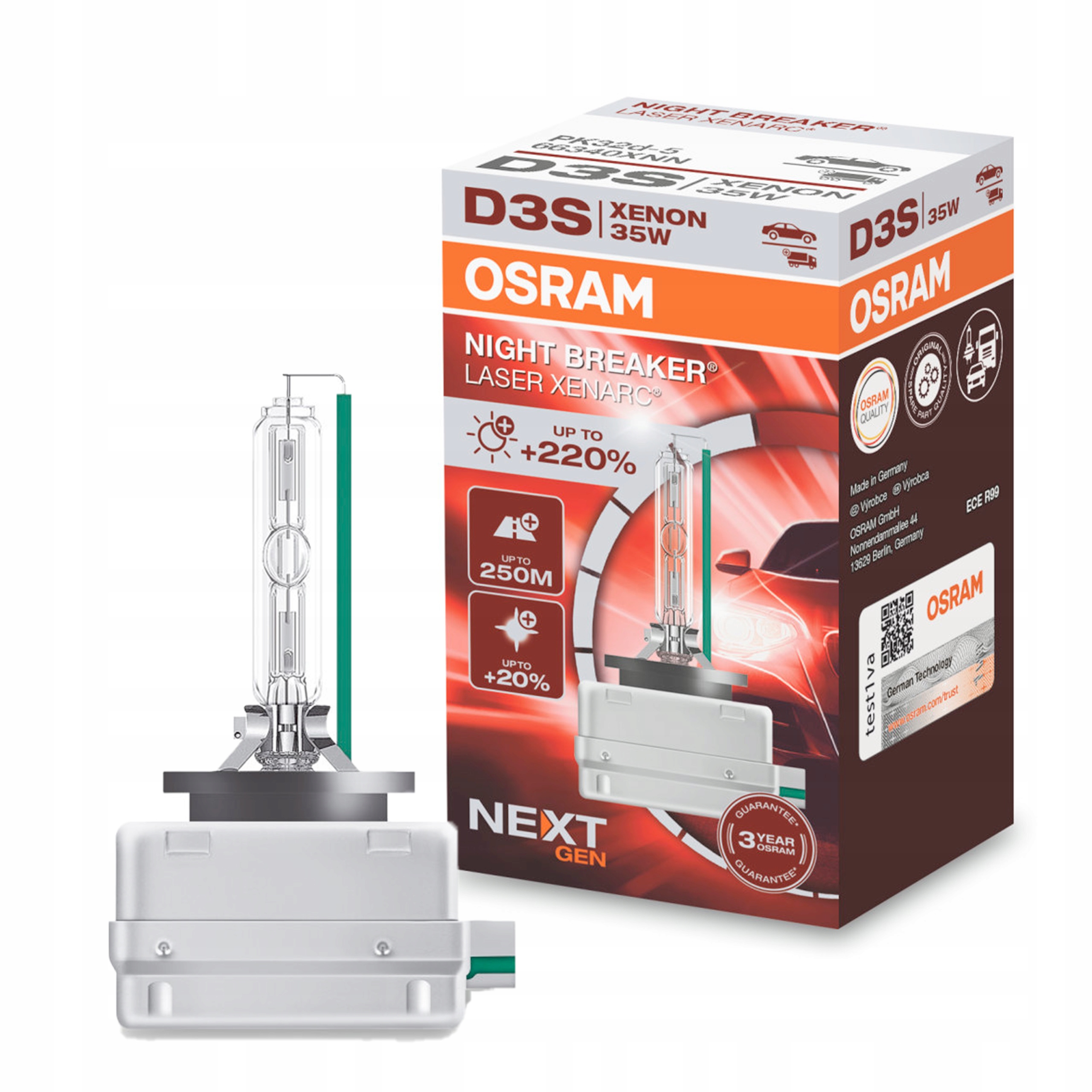 Osram D3S Night Breaker 220% Next Gen