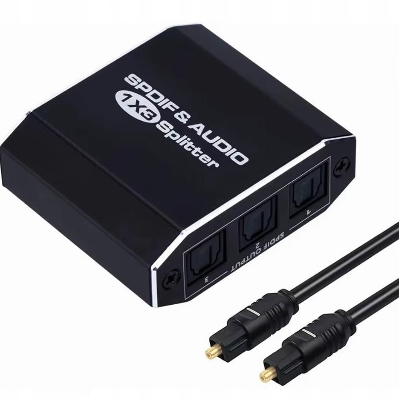 Аудио сплиттер 1x3 SPDIF Toslink оптический сплиттер