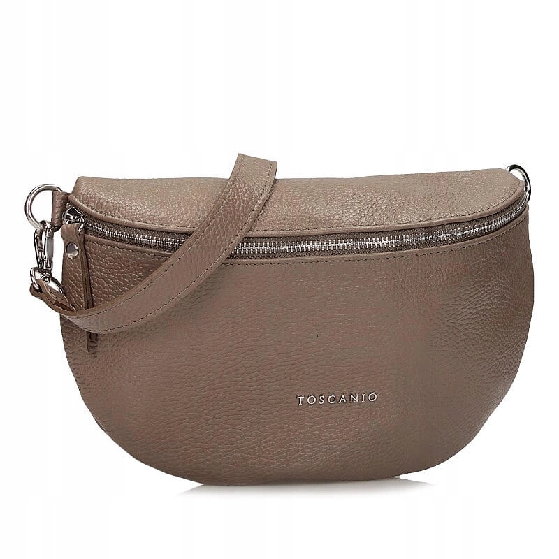 Módní stylová ledvinka Toscanio F181 Béžová D40