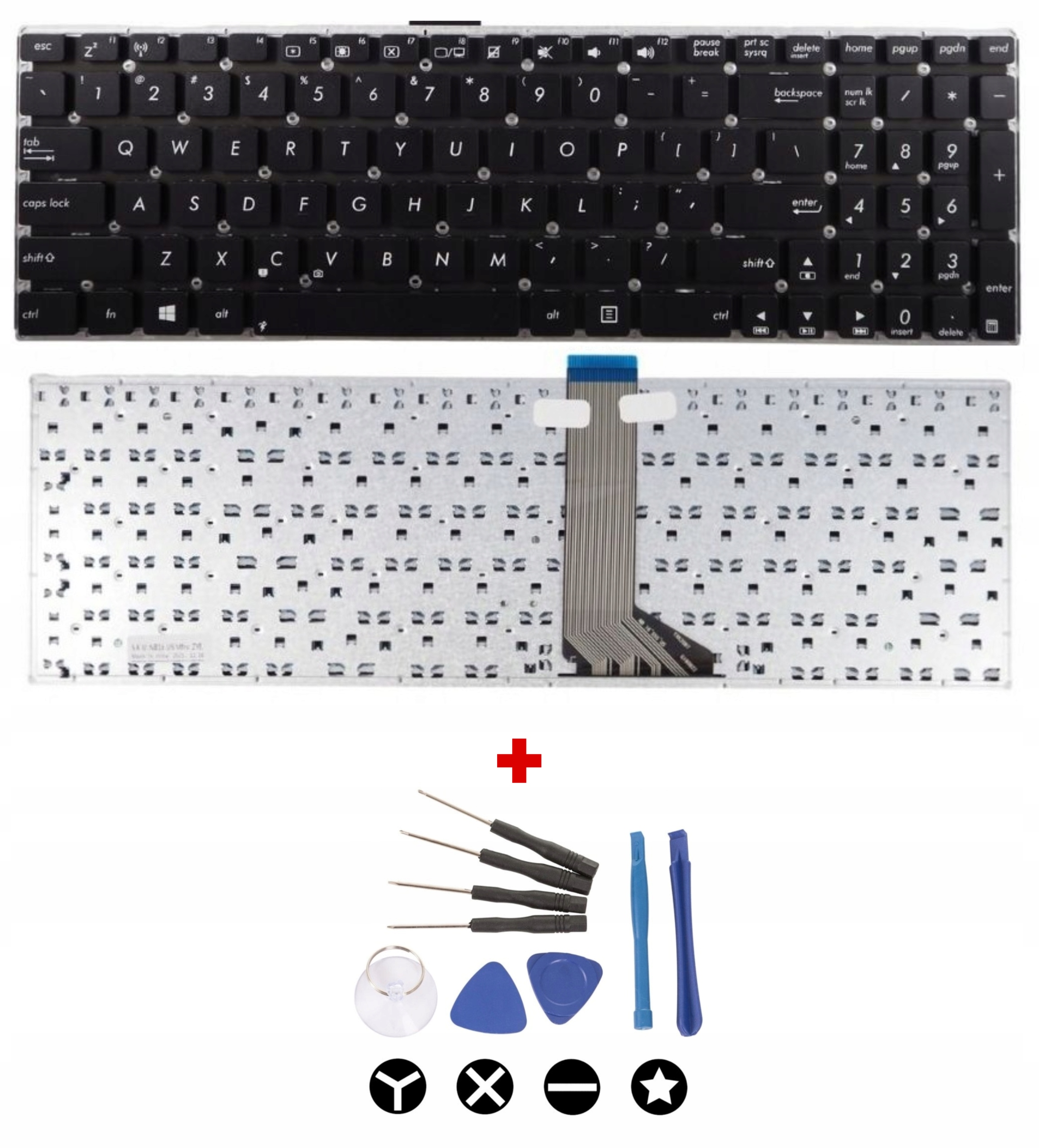 Klávesnice Pro Notebook Asus X553M X555 A555L K555 F555 A555 R556 R554 X556